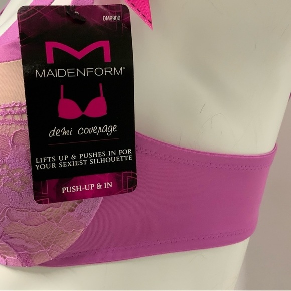 Maidenform Demi Coverage Bra Push-Up & In - Picture 4 of 7